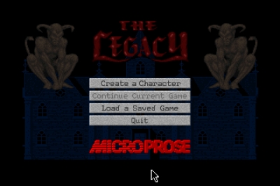 Screen ze hry Legacy: Realm of Terror