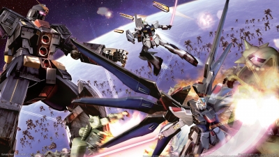 Artwork ke he Dynasty Warriors: Gundam