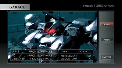 Screen Armored Core 4