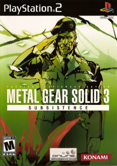 Obal hry Metal Gear Solid 3: Subsistence