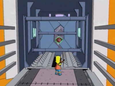 Screen ze hry Simpsons Game, The