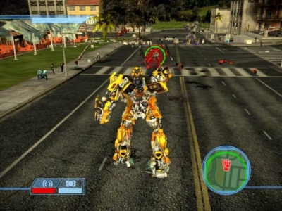 Screen ze hry Transformers: The Game