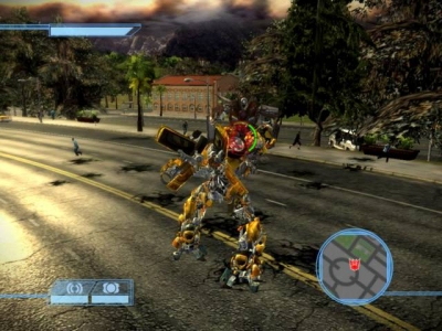 Screen ze hry Transformers: The Game