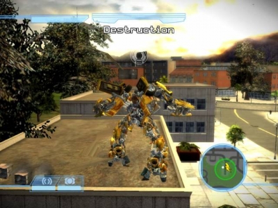 Screen ze hry Transformers: The Game