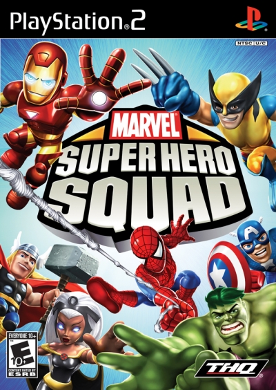 Obal hry Marvel Super Hero Squad