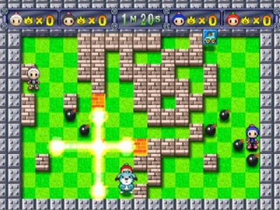 Screen ze hry Bomberman Land 2