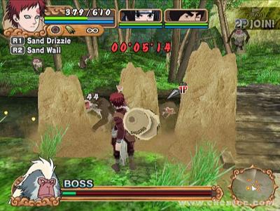 Screen ze hry Naruto: Uzumaki Chronicles 2