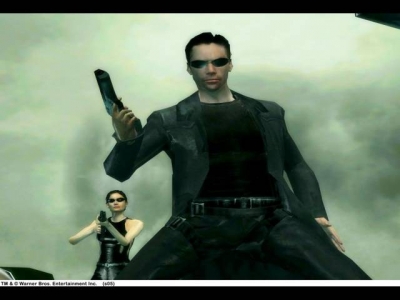 Screen ze hry Matrix: Path of Neo, The