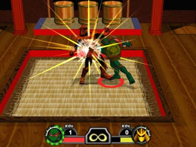 Screen ze hry Teenage Mutant Ninja Turtles 2: Battle Nexus
